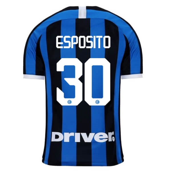 Camiseta Inter Milan NO.30 Esposito Primera equipo 2019-20 Azul